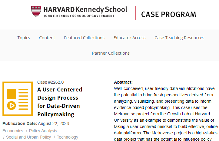A User-Centered Design Process for Data-Driven Policymaking